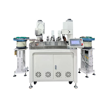 EW-9575全自(zì)動(dòng)雙頭合壓端子機